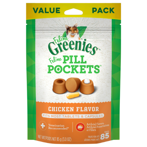 Greenies Cat Pill Pockets Chicken 3oz