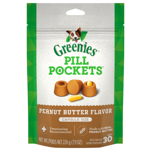 Greenies Pill Pocket Dog Capsules Peanut Butter 7.9oz