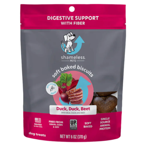 Shameless Dog Treat Grain Free Duck 6oz