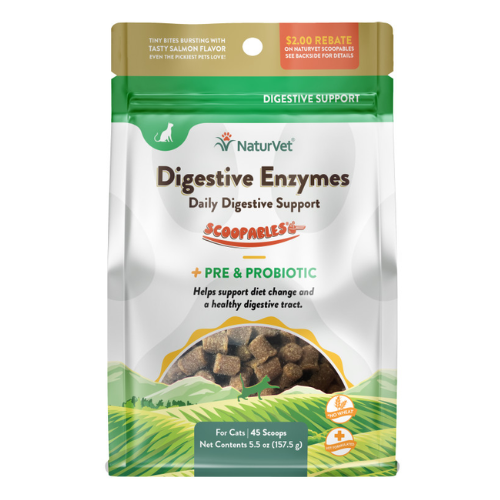 Naturvet Cat Scoopables Digestive Enzymes Daily Support 5.5oz