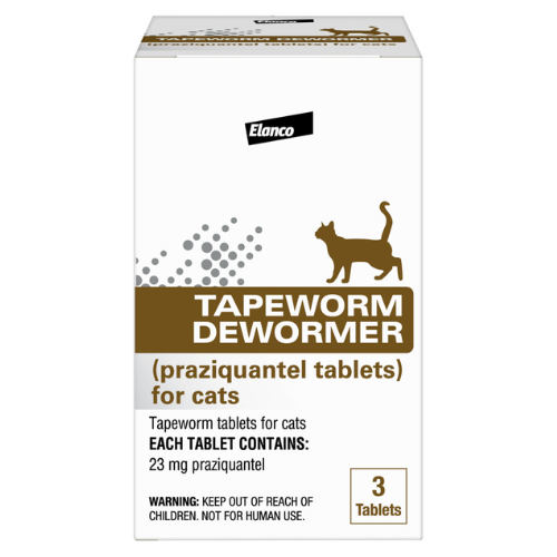 Elanco Cat Tapeworm Dewormer 3 Dewormer Tablets Per Pack
