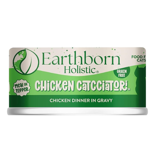 Earthborn Holistic Wet Cat Grain Free Chicken Catcciatori 5.5oz Can