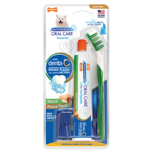 Nylabone Dental Dog Natural Oral Care Kit