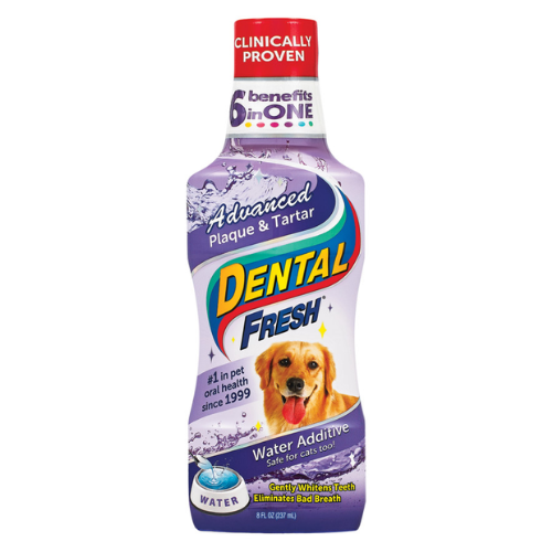 Dental Fresh Dog Advanced Plaque & Tartar Water Additive 8oz