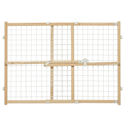 Midwest Wooden Gate 24" High Expands 27-42" Wide Wire Mesh