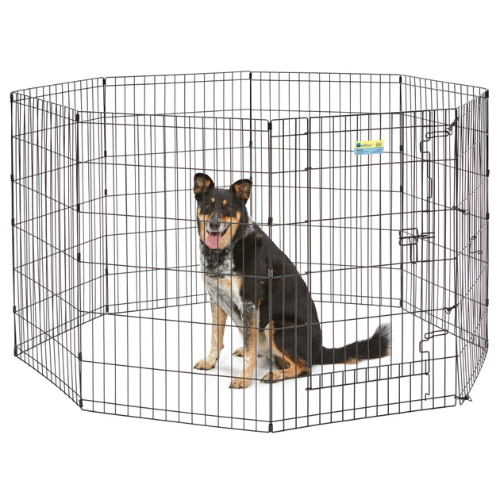 Midwest Exercise Pen with Door Black 36''