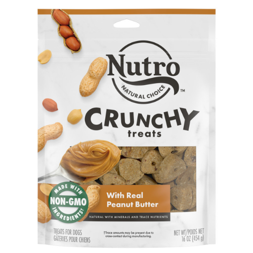 Nutro Dog Treats Crunchy Peanut Butter 16oz