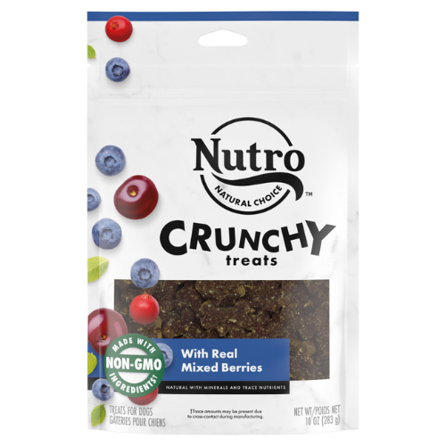 Nutro Dog Treats Crunch Mixed Berry 10oz