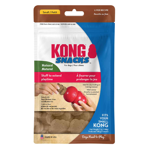 Kong Dog Treats Stuff n' Snacks Crunchy Liver 7oz