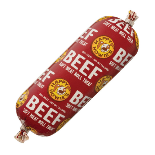 Happy Howies Beef Roll Dog Treat 12oz