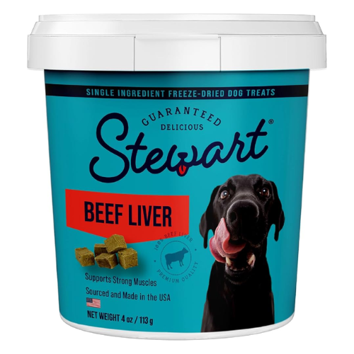 Stewart Pro Treat Dog Treats Freeze Dried Raw Beef Liver 4oz