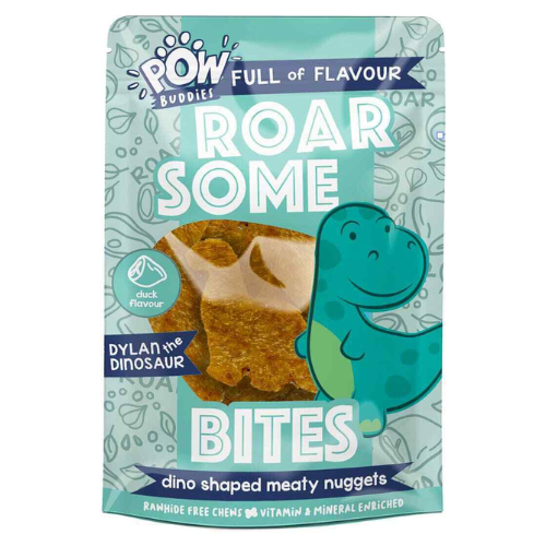 Pow Buddie Nuggets Dylan The Dino Duck 4.4oz
