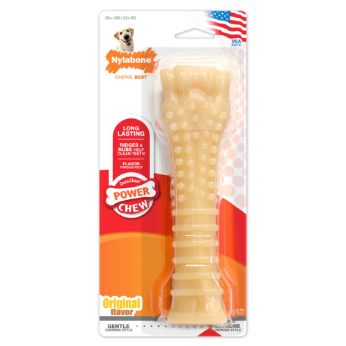 Nylabone Dura Chew Dog Toy Bone Original Souper
