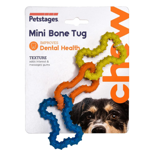 Petstages Dog Toy Mini Bone Tug