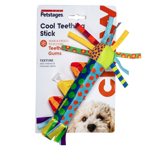 COOL TEETHER Petstages Dog Toy Cool Teething Stick Multi-colored