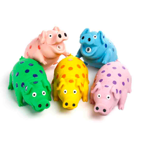 Multipet Dog Toy Squeakables Snortin' Big Pig