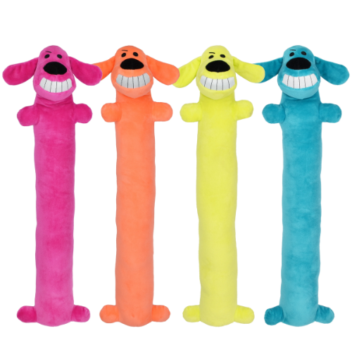 Multipet Dog Toy Original Loofa Dog Jumbo Assorted Colors