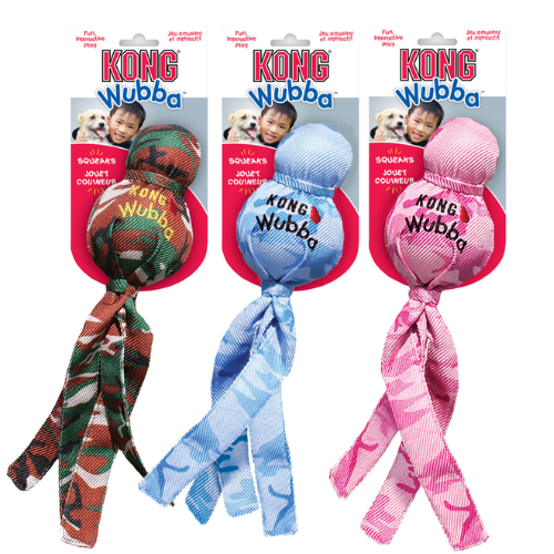Kong Wubba Dog Toy Small Camo Assorted