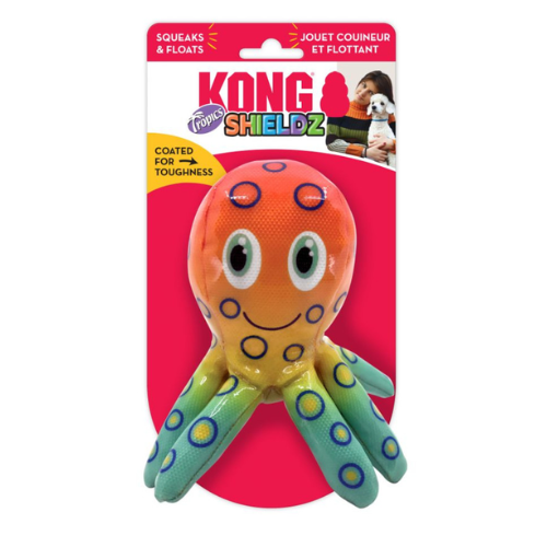 Kong Dog Toy Shieldz Tropics Octopus Medium