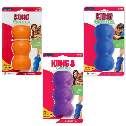 Kong Dog Toy Genius Mike Treat Dispenser Large