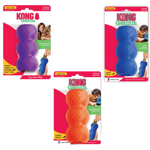 Kong Dog Toy Genius Mike Treat Dispenser Small