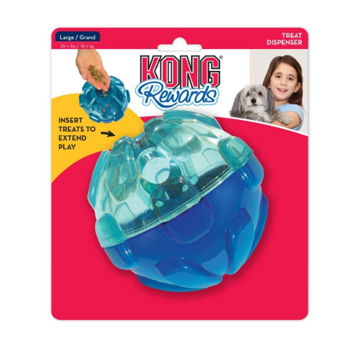 Kong Rewards Dog Toy Treat Ball Dispenser Large