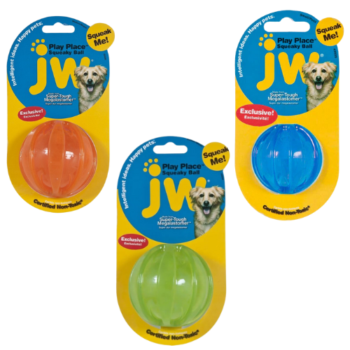 JW Pet Dog Toy Play Place Squeaky Ball Small