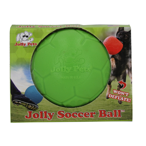Jolly Pets Dog Toy Soccer Ball 6'' Green Apple