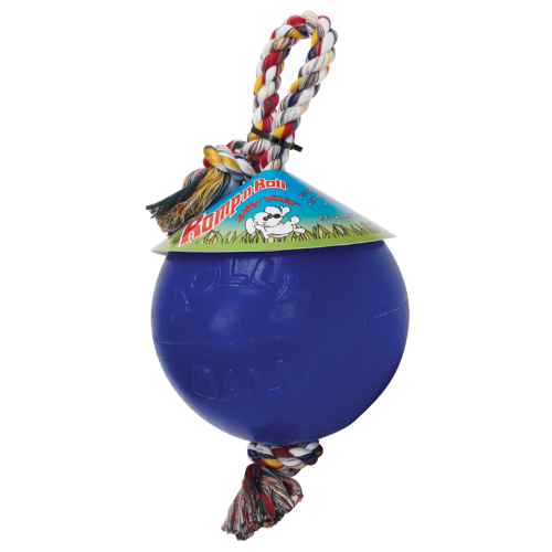 Jolly Dog Toy Pets Romp-N-Roll Ball 6'' Blue