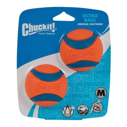 Chuckit! Dog Toy Ultra Ball Medium 2 Pack