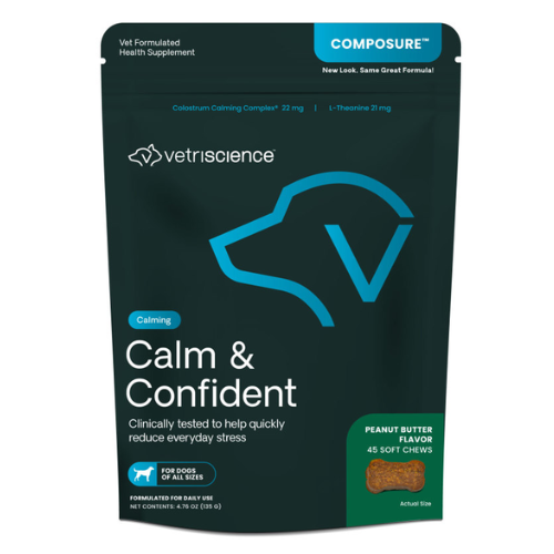 Vetriscience Dog Daily Calming Chews Peanut Butter 45ct