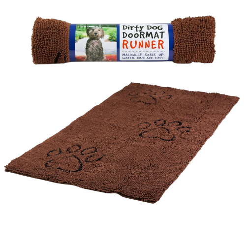 Dog Gone Smart Dirty Dog Runner 60 x 30'' Brown