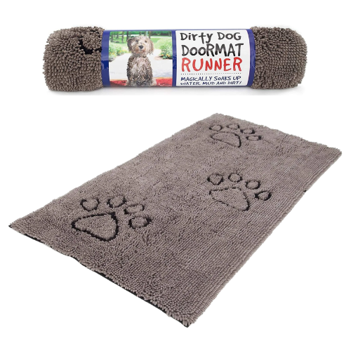 Dog Gone Smart Dirty Dog Runner 60 x 30'' Gray