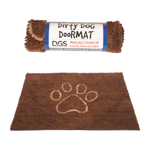 Dog Gone Smart Dirty Dog Doormat Large 35 x 26'' Brown