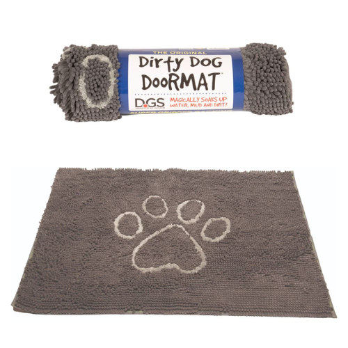 Dog Gone Smart Dirty Dog Doormat Medium 31 x 20'' Gray