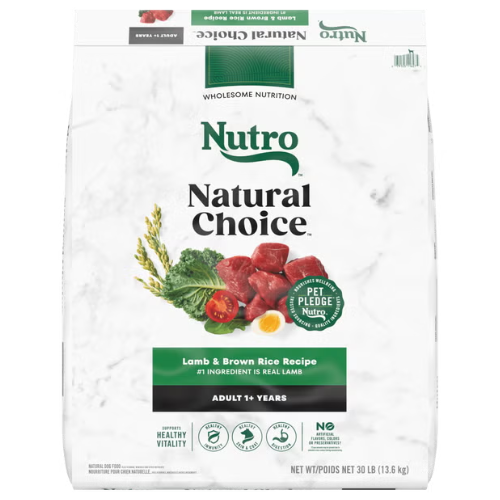 Nutro Natural Choice Dog Lamb & Rice 30#