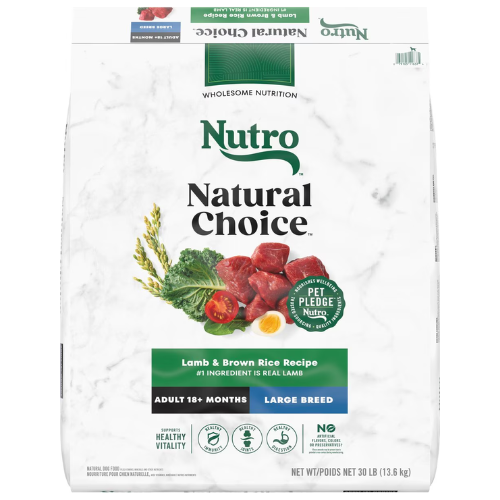 Nutro Natural Choice Dog Large Breed Lamb & Rice 30#