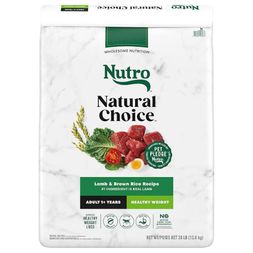 Nutro Natural Choice Dog Healthy Weight Lamb & Rice 30#