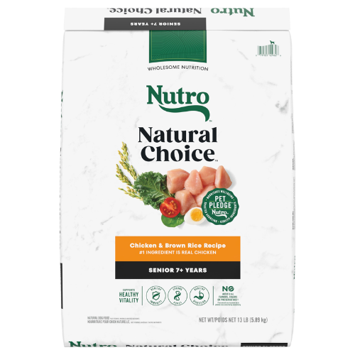 Nutro Natural Choice Senior Dog Chicken & Rice 13#