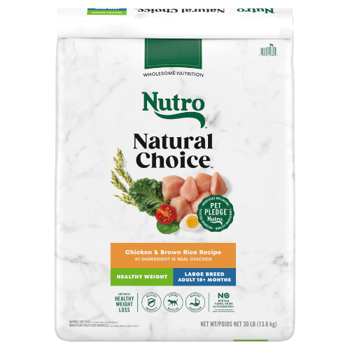 Nutro Natural Choice Dog Large Breed Healthy Weight Chicken & Rice 30#