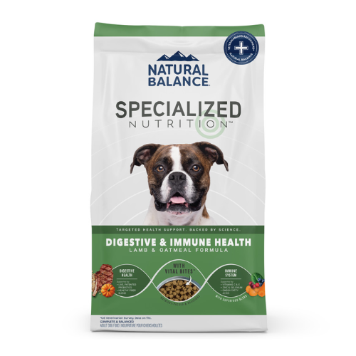 Natural Balance Dog Specialized Nutrition Digestion Lamb & Oatmeal 3.5#