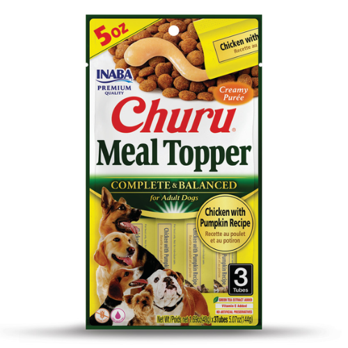 Churu Dog Topper Chicken & Pumpkin 5.07oz 3pk