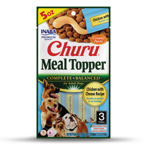 Churu Dog Topper Chicken & Cheese 5.07oz 3pk
