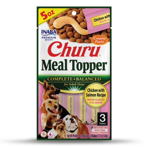 Churu Dog Topper Chicken & Salmon 5.07oz 3pk