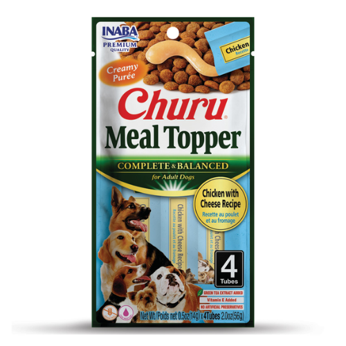 Churu Dog Topper Chicken & Cheese 2oz 4pk