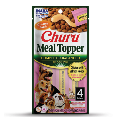Churu Dog Topper Chicken & Salmon 2oz 4pk