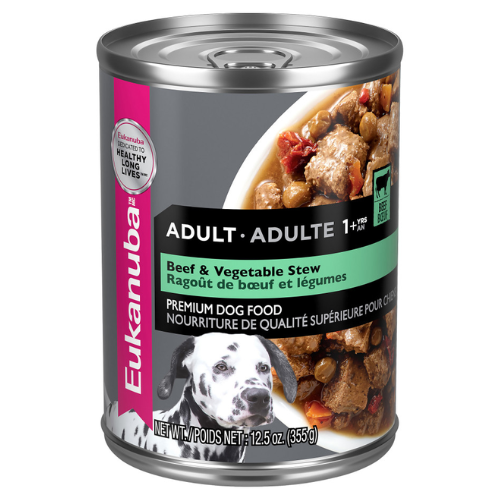 Eukanuba Adult Dog Beef & Vegetable Stew 12.5oz Can