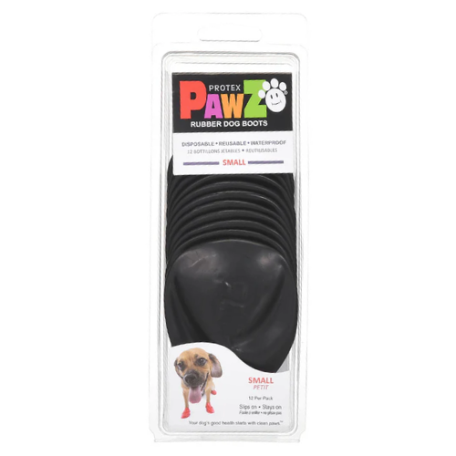 Pawz Dog Boots 100% Biodegradable Natural Rubber Small 12 Pack