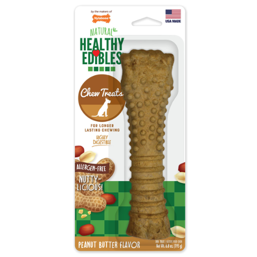 Nylabone Healthy Edibles XL Souper Dog Bone Peanut Butter