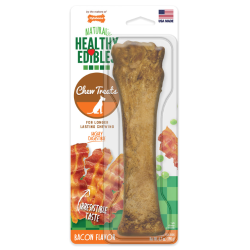 Nylabone Healthy Edibles XL Souper Dog Bone Bacon